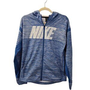 Nike Boy's Full Zip Thermal Heathered Full Zip Hooded Sweatshirt Size Boy's XL